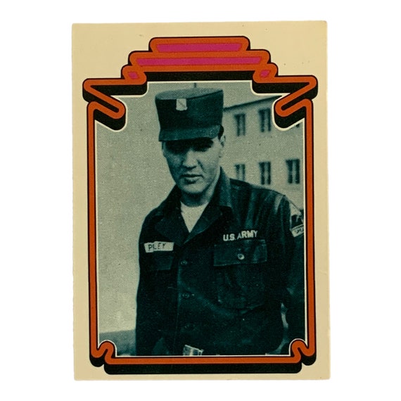 Elvis Presley Elvis King Movie Vintage Original 1978 Boxcar Trading Card Cards Rock N Roll