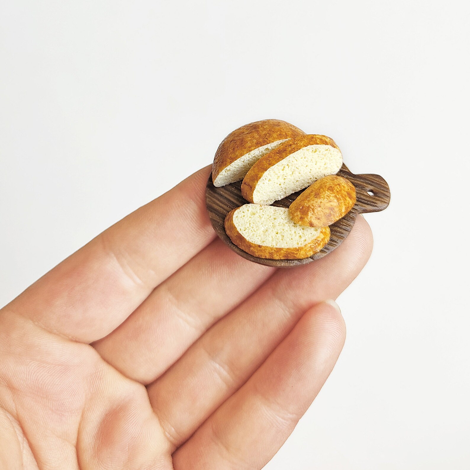 Miniature Bread for doll Dollhouse food Realistic mini Etsy