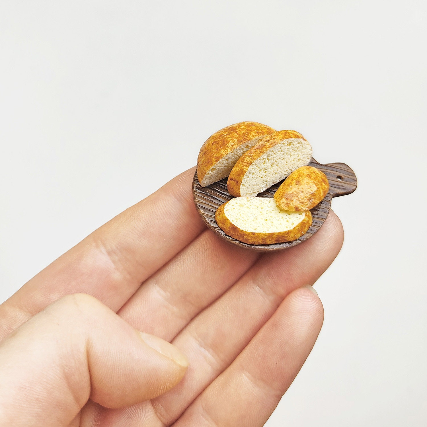 Miniature Bread for doll Dollhouse food Realistic mini Etsy