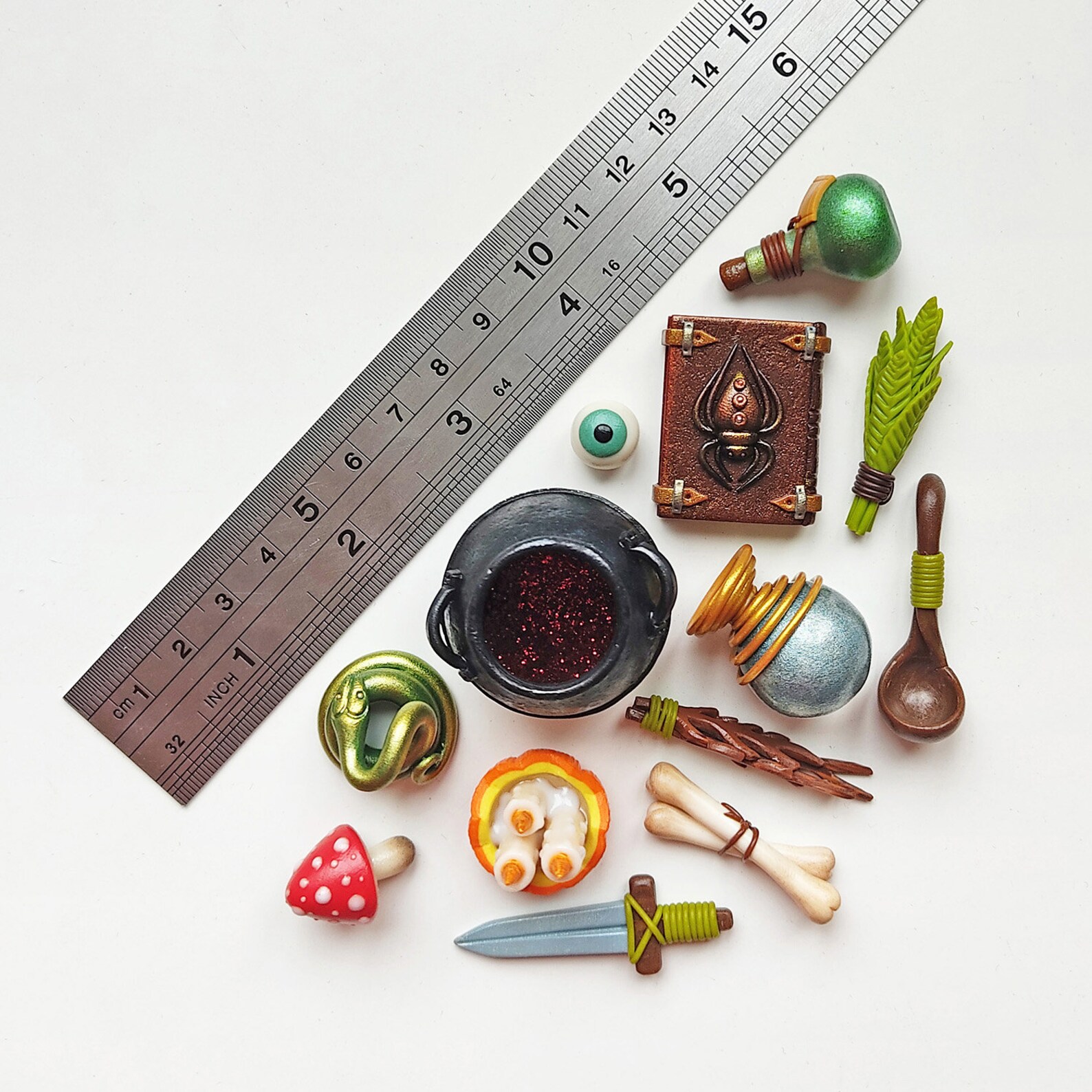 Miniature witch kit witch craft set magic supplies Etsy