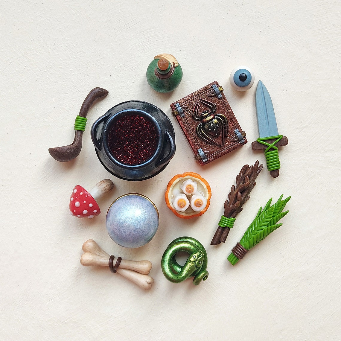 Miniature witch kit witch craft set magic supplies Etsy