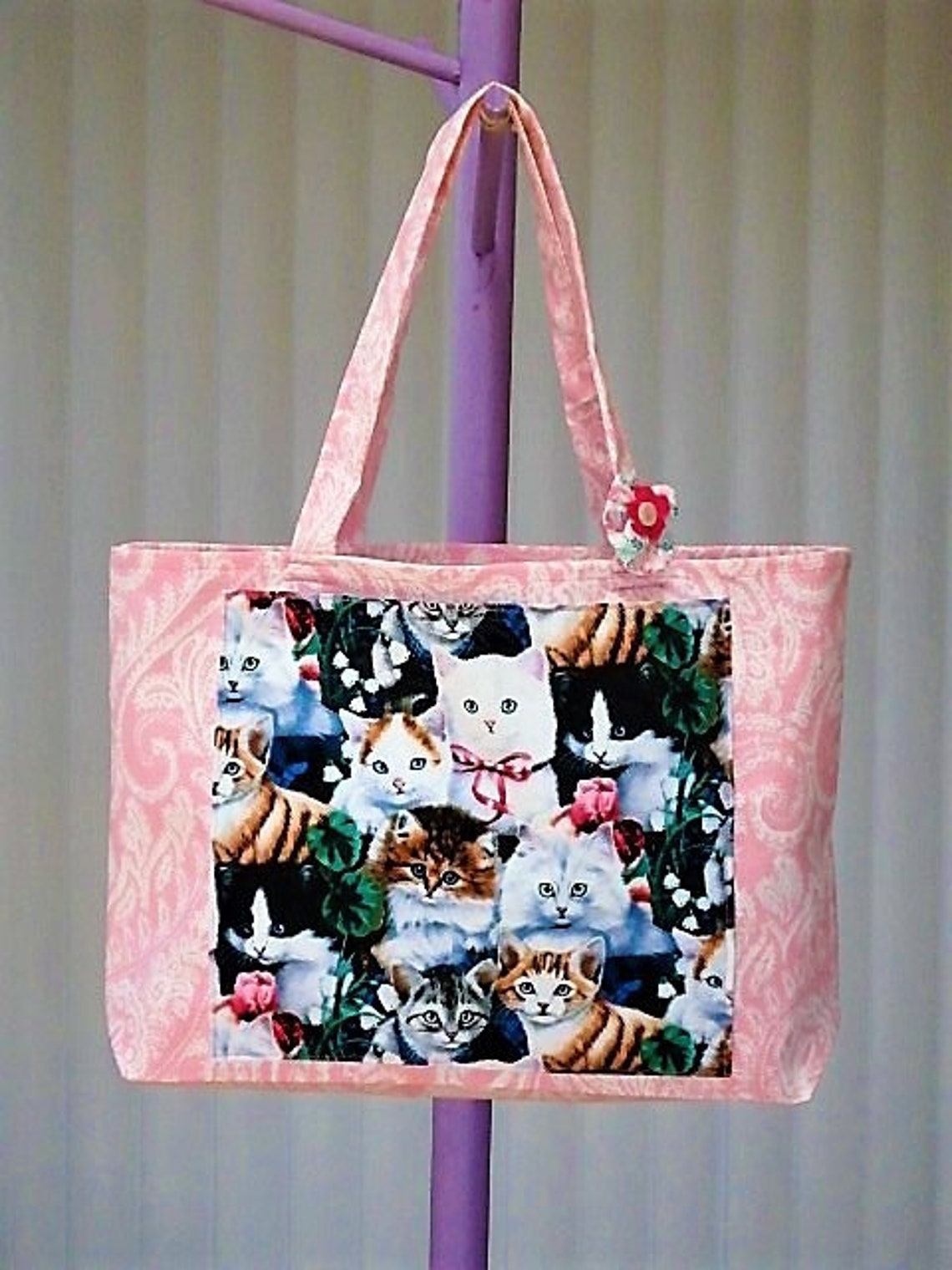 Cats Tote Bag Cats Canvas Tote Cats Shopping Bag Cat Etsy