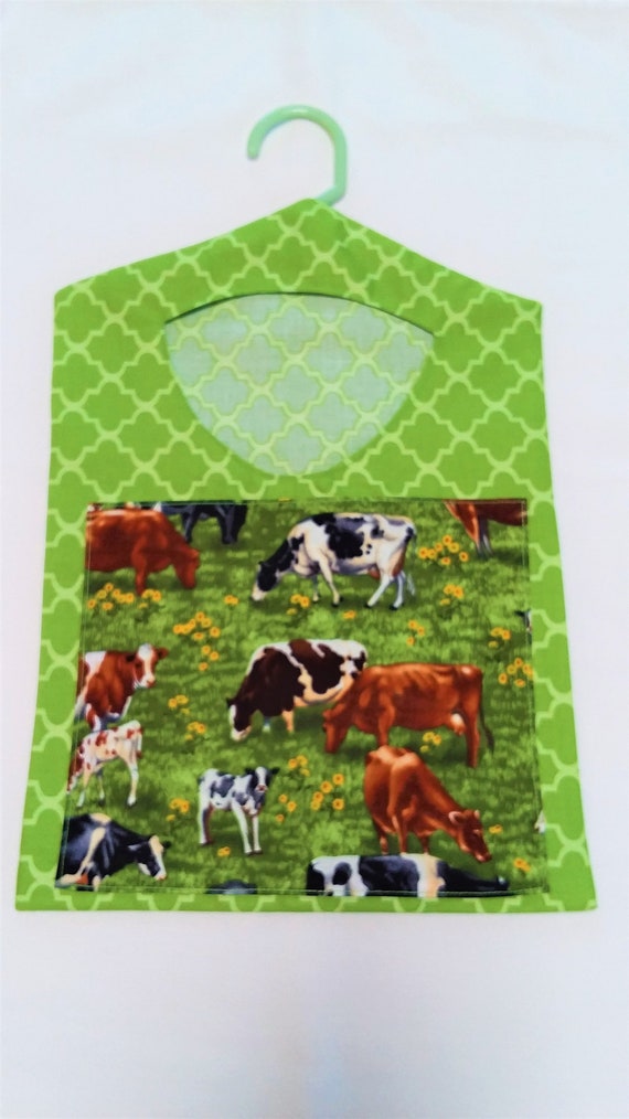 Chicken Pig Clothespin Holder Farm Clothespin Bag Horse Clothespin Holder Farm Gift Farm Clothespin Holder Cow Clothespin Holder