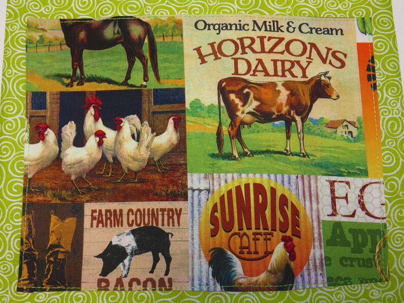 Chicken Pig Clothespin Holder Farm Clothespin Bag Horse Clothespin Holder Farm Gift Farm Clothespin Holder Cow Clothespin Holder