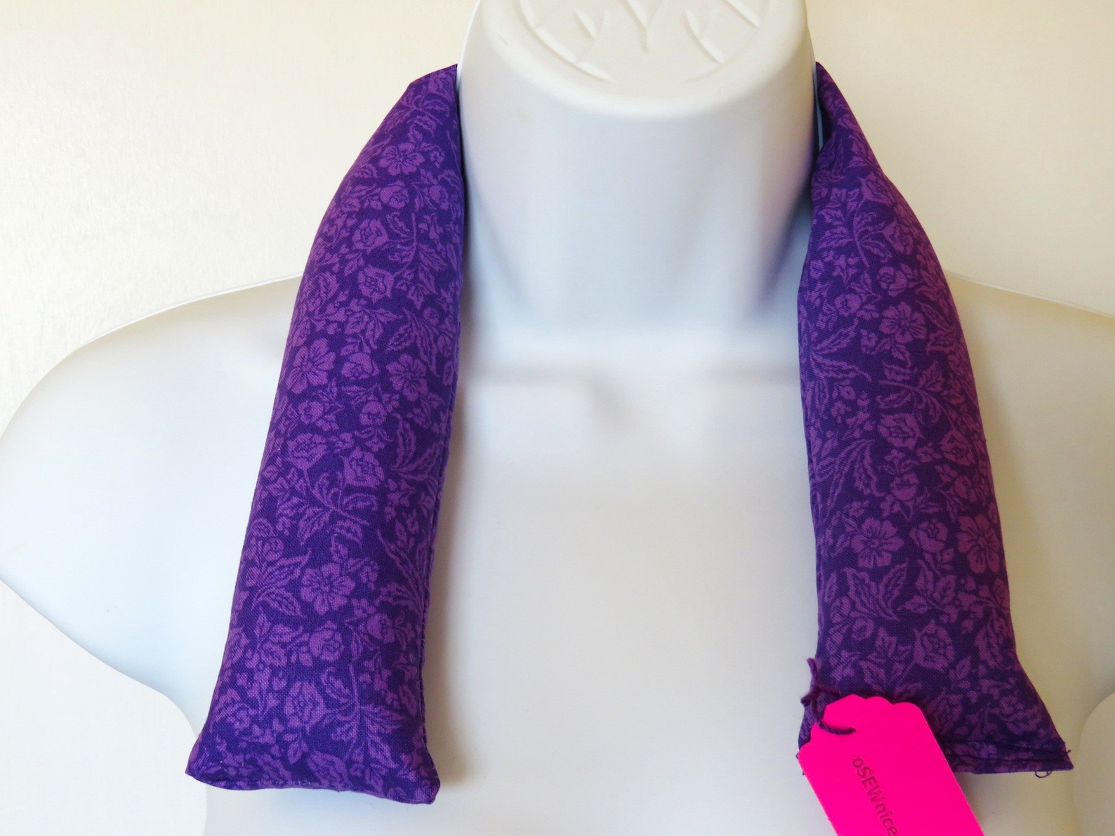 Organic Lavender Neck Wrap Aromatherapy Lavender and Rice Etsy