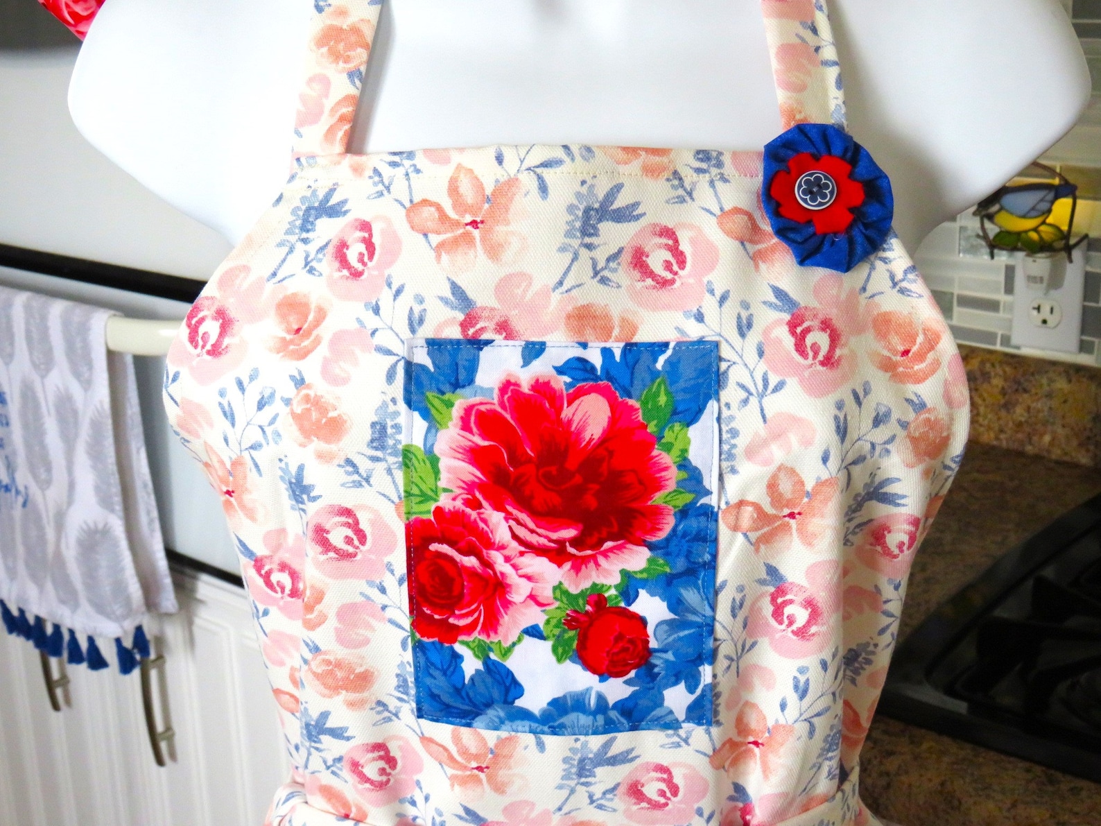 Pioneer Woman Fabric Apron Pioneer Woman Potholder Set 2 Etsy