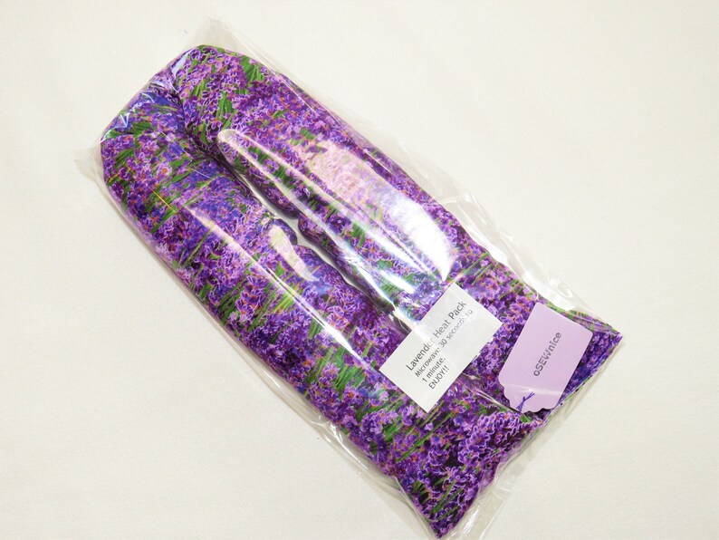 Organic Lavender Neck Wrap Aromatherapy Lavender and Rice Etsy