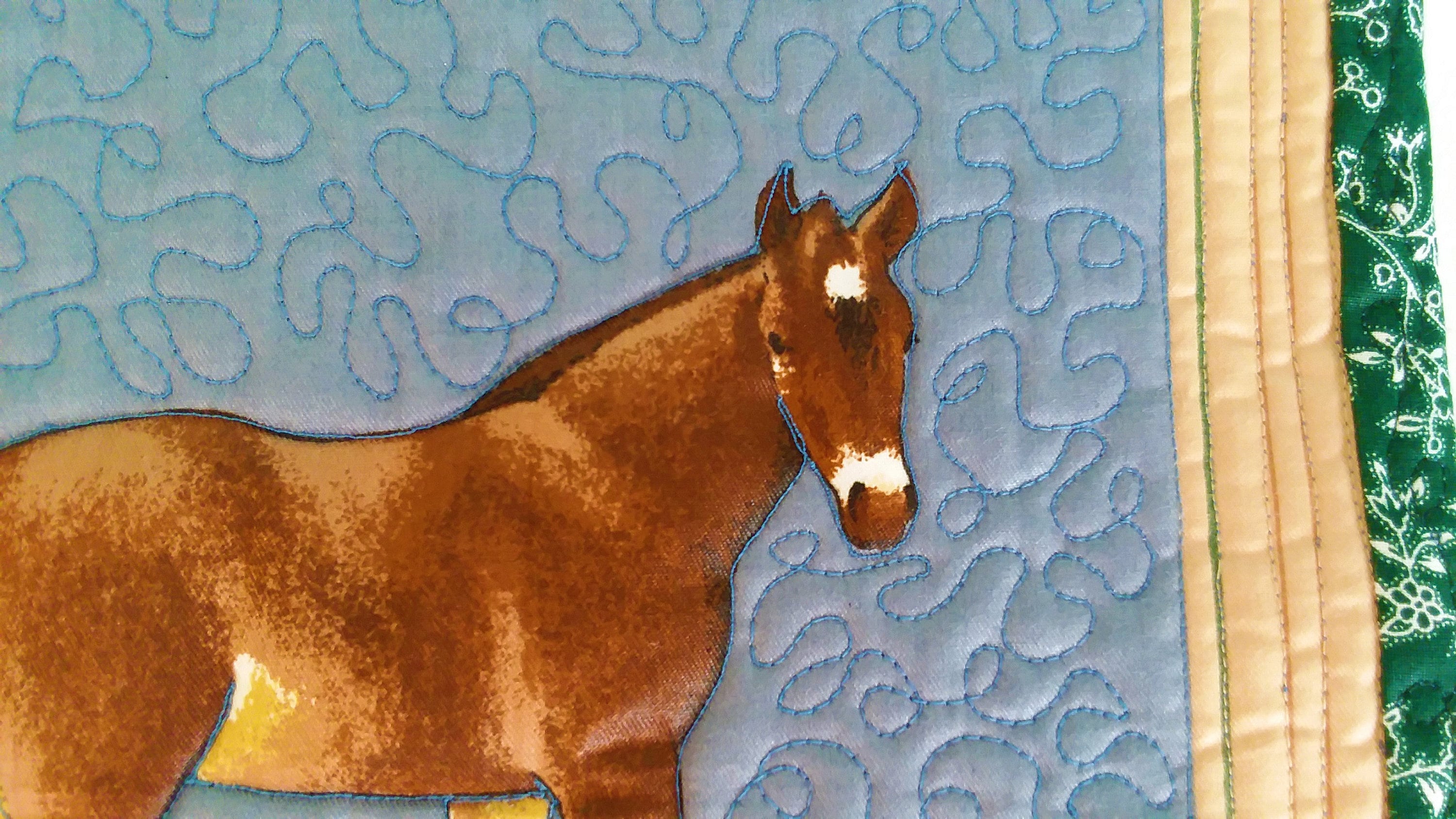 Quilted Horse Wall Hanging Western Horse Wall Hanging Horse Etsy