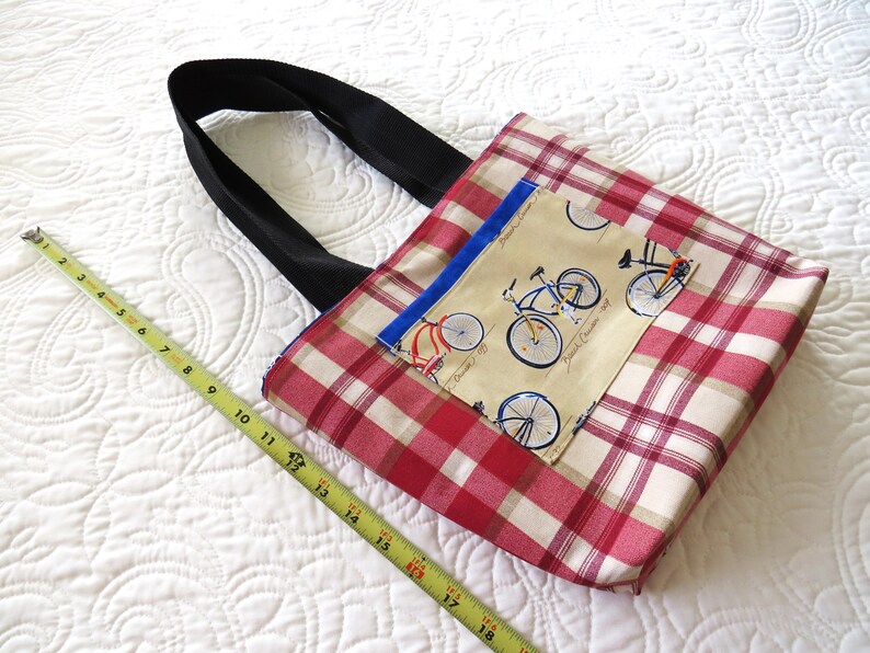 Bicycle Tote Bag Fully Lined Bicycle Tote Bag Bicycle Gift Etsy