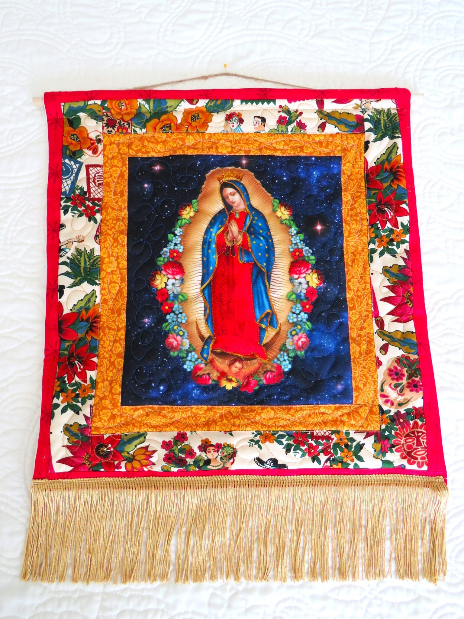 Our Lady of Guadalupe Wall Hanging Virgen De Guadalupe Wall