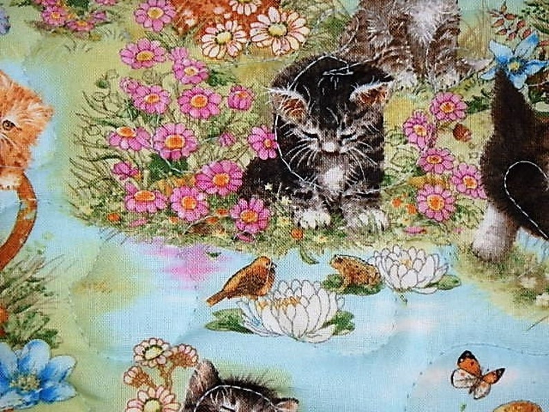 Cat Pot Holders Quilted Cat Hot Pads set of 2 Cat Lovers Gift Cat Hot Pads Unique Cat Potholders Gift Set