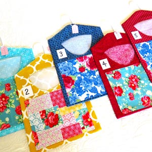 Pioneer Woman Fabric Clothespin Bag: Hanging Laundry Organizer