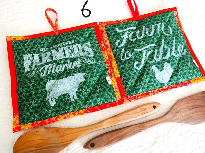 oSEWnice Farmers Market Potholder - Thumbnail 4