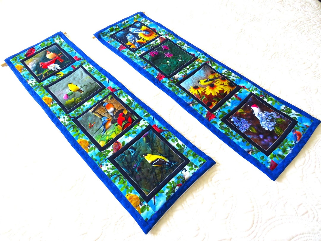 Birds Wall Hanging Bluebird Wall Art Birds Wall Art Etsy