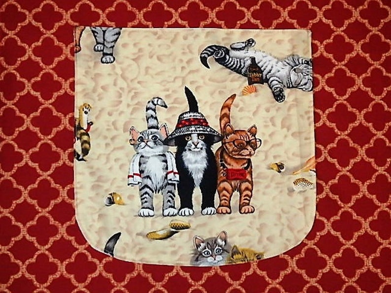 Kitties on the Beach Apron Cat Lovers Gift Cat Adult Apron One Size Fits Most Cat Apron Cat Apron Gift Cat Apron