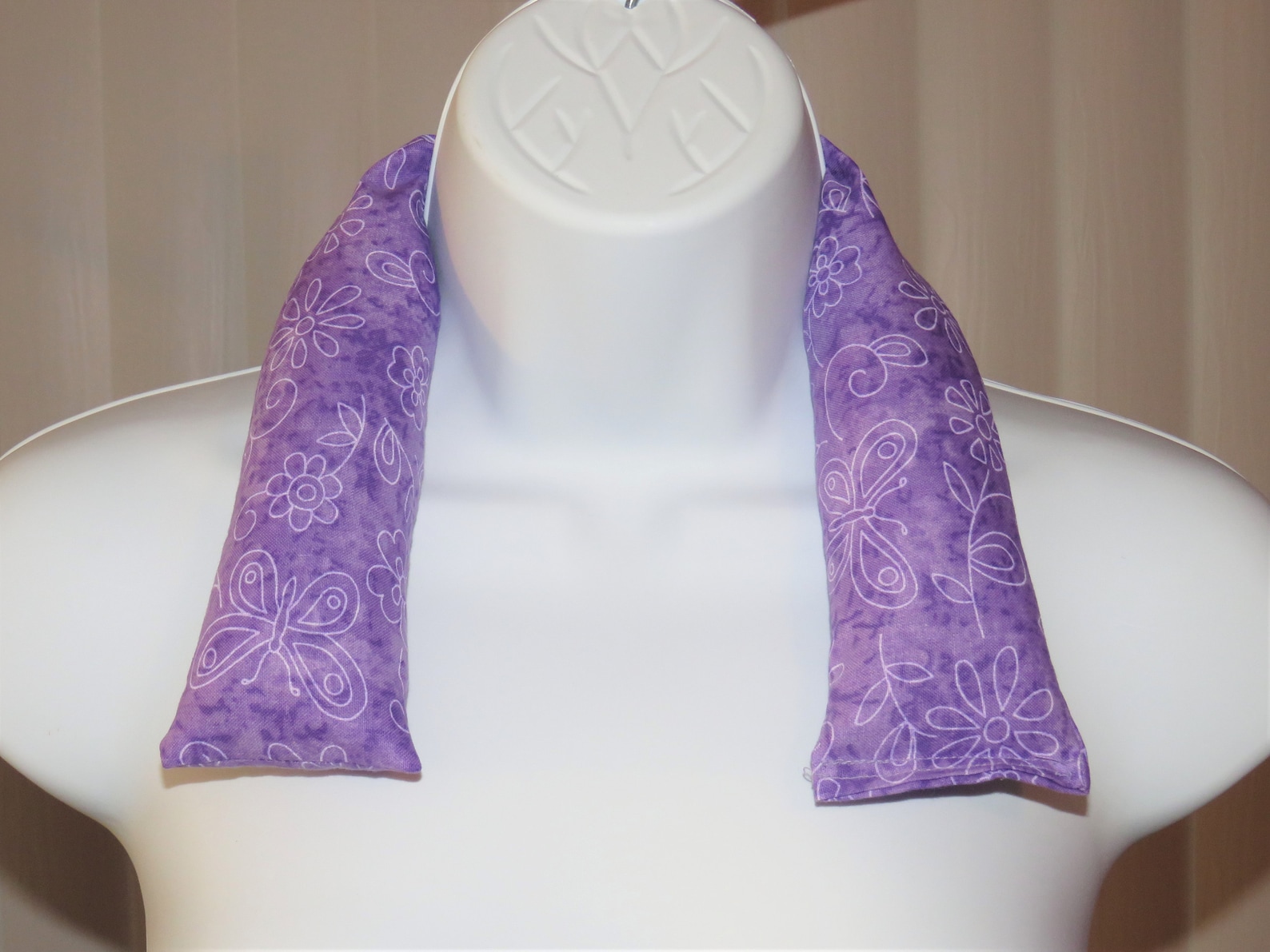Organic Lavender Neck Wrap Lavender and Rice Heat or Cold Etsy
