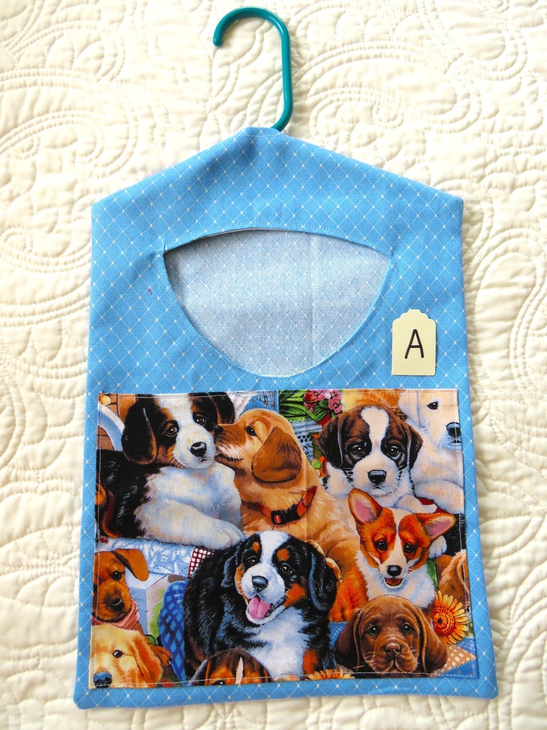 Dogs Clothespin Bag Dogs Clothespin Holder Dogs Laundry Etsy