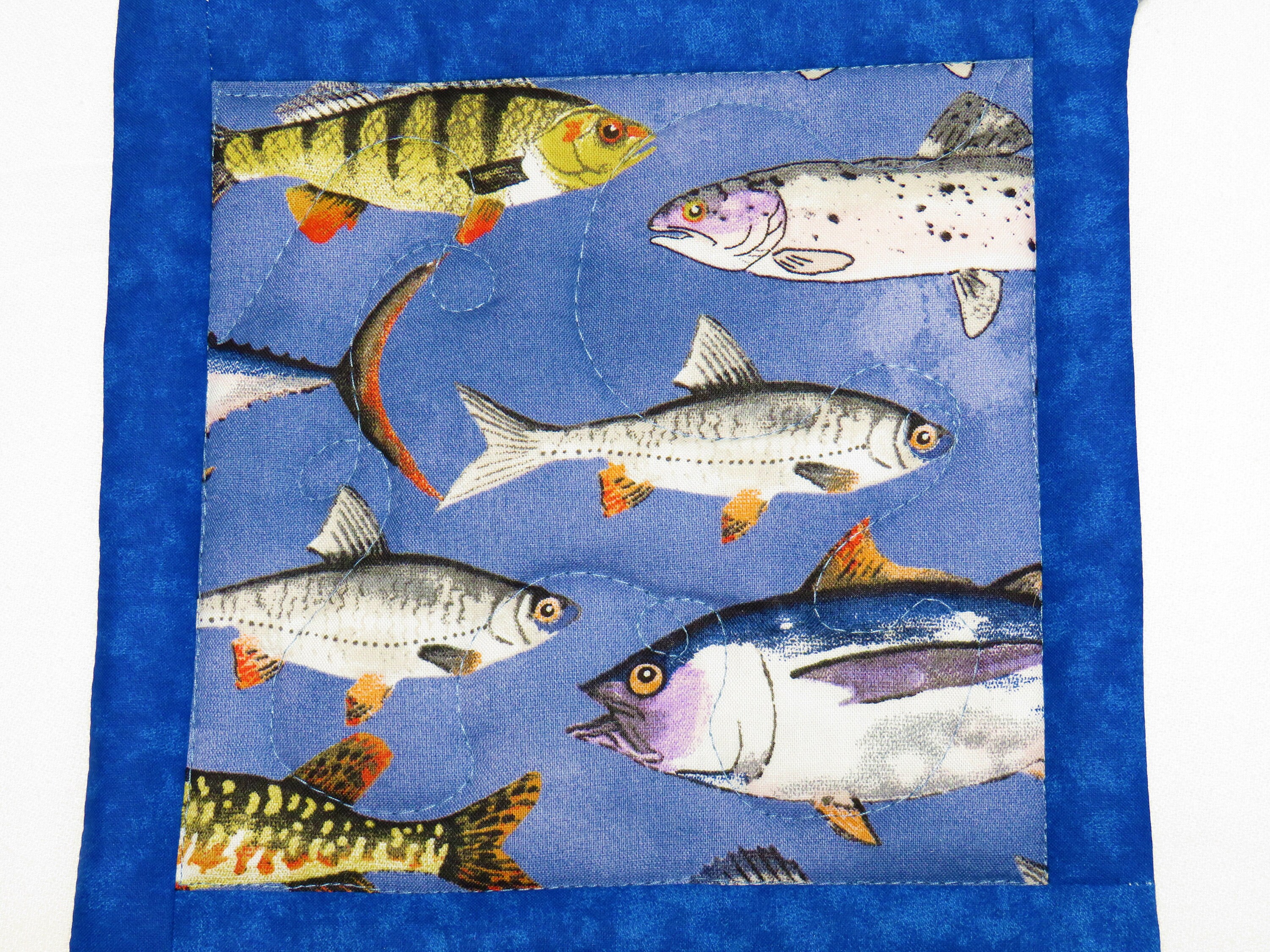 Fish Pot Holders Set Fish Hot Pads Fishing Lovers Gift Etsy