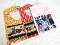 Cat Clothespin Bag: Cotton Canvas Closet Organizer with Hanger