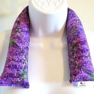 Organic Lavender Neck Wrap: Aromatherapy Heat/Cold Therapy, Gift Ready