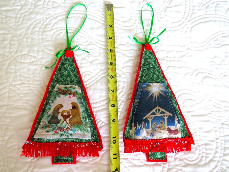 Nativity Large Christmas Tree Ornament, Large Religious Christmas