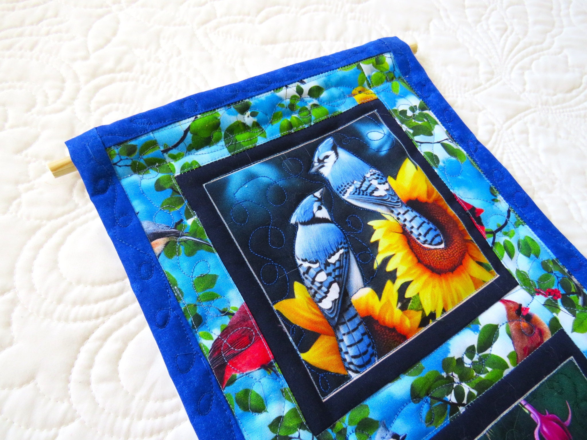 Birds Wall Hanging Bluebird Wall Art Birds Wall Art Etsy