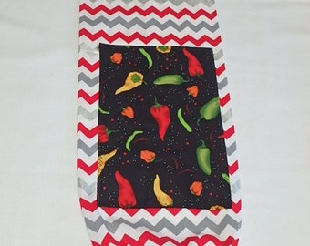 Chili Pepper Bag Holder, Chili Pepper Grocery Bag Holder, Unique Chili Pepper Gift, Chili PepperPlastic Bag Dispenser