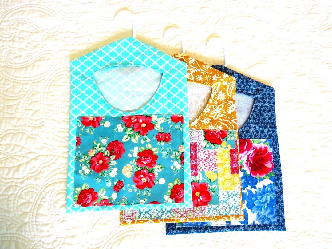 Pioneer Woman Fabric Clothespin Bag, Farm Clothespin Bag, Pioneer Woman