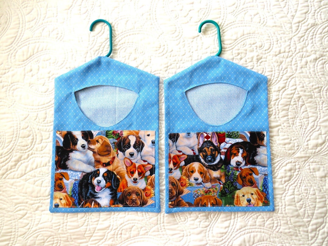 Dogs Clothespin Bag Dogs Clothespin Holder Dogs Laundry Etsy