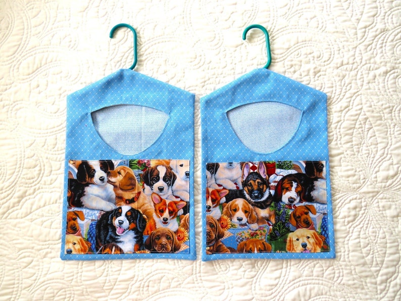 Dogs Clothespin Bag Dogs Clothespin Holder Dogs Laundry Etsy