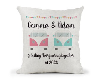 Happy camper pillow | Etsy Personalized Travel Pillow Motor Home