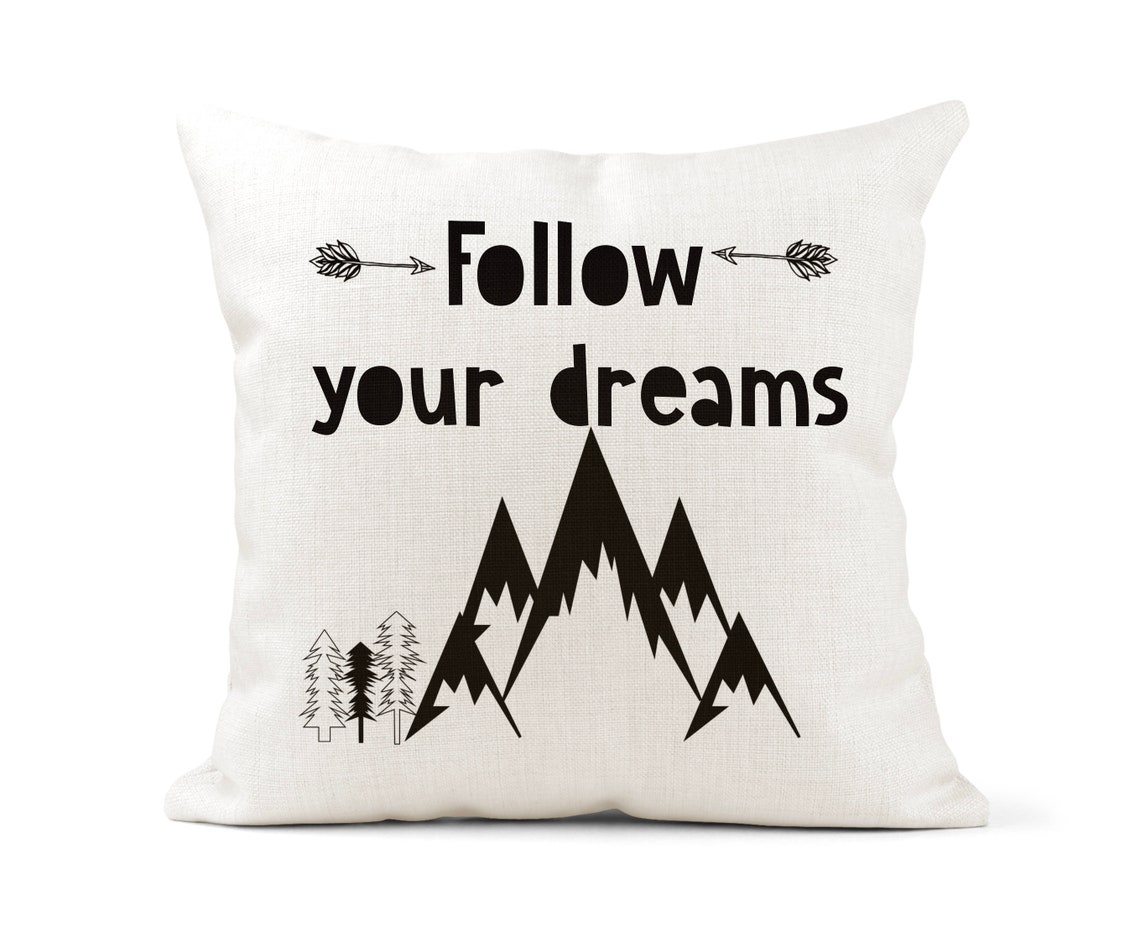 Inspirational Quote Cream Canvas Cushion Scatter Cushion Etsy Australia