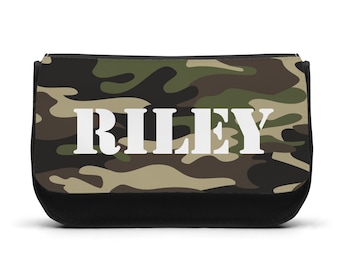 Personalised Pencil Case.. Boys Cameo..Camouflage..Army...Back To School.. Christmas Bag  Gift Birthday Stocking Filler