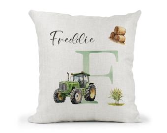 Personalised Farmyard tractor  ...Girls Boys Gift..Bedroom decor.son .daughter.tractor