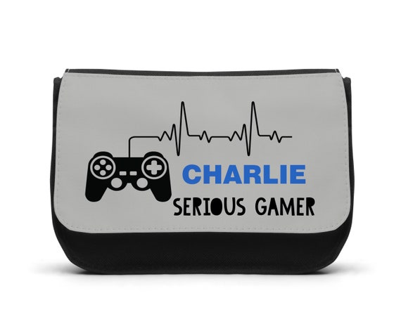 Personalised Pencil Case.. Boys Serious Gamer..ps4 Xbox..back to