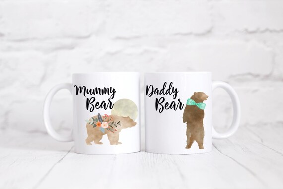 mummy daddy baby bear mugs