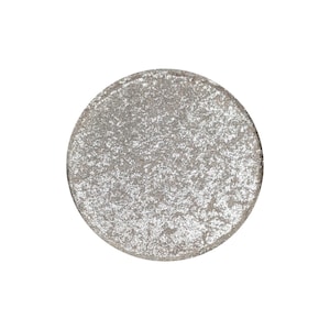 Diamondium - Fard à paupières compact vegan surligneur Silver White Sparkle