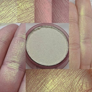 Áine - Vegan Pressed Eyeshadow Highlighter Multichrome Gold Green Rose Orange