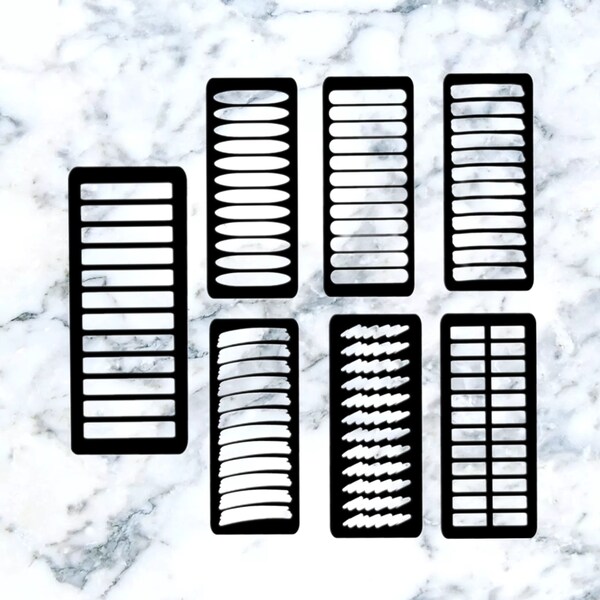 Makeup Swatch Stencil - Etsy