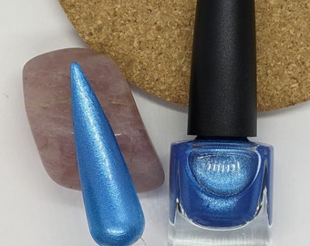 Cerulean Nail Polish Sapphire Blue