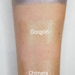 Scylla - Vegansk Pressad Highlighter Ögonskugga Blå Glitter bild 9