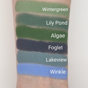 Lily Pond Eyeshadow Matte Green Teal image 3