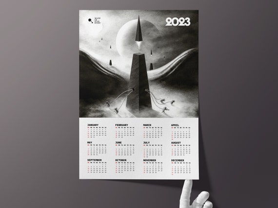 science-fiction-calendar-2023-space-explorers-etsy