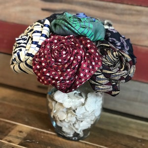 Custom Neck Tie Bouquet