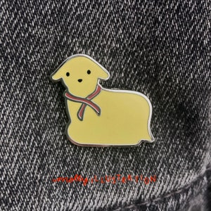 Butter Lamb Easter Hard Enamel Pin