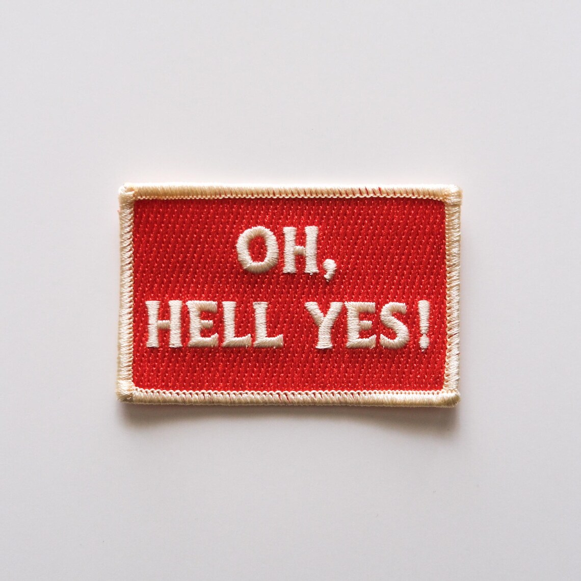 Patsy Hell Yes Oh Hell Yes Vintage Style Embroidered Iron on Patch - Etsy