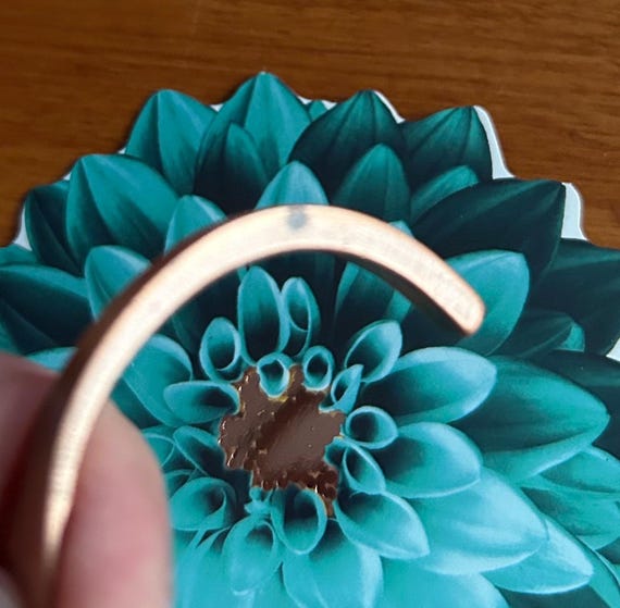 Handcrafted Raw Copper Cuff | Custom Engraved Min… - image 6