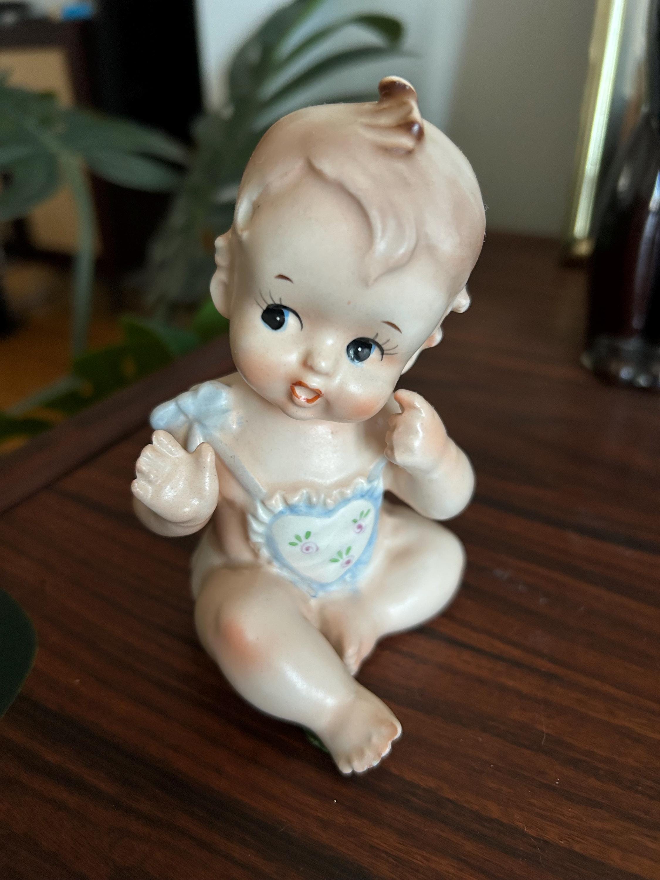 Céramique ancienne / Bébés en biscuit - Décoration