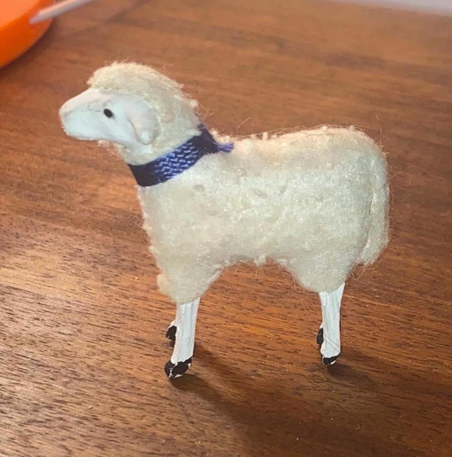 Antique putz sheep - Etsy 日本
