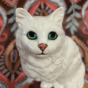 BESWICK ENGLAND白猫親子陶器置物 セット Beswick white cat - Etsy 日本